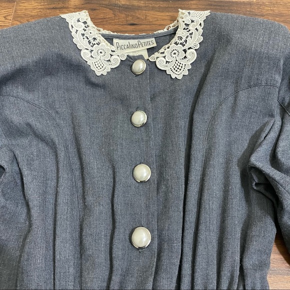 Retro vintage midi dress with belt - Picture 10 of 16